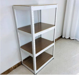 Storage Racks - 4 Tier Adjustable Garage Storage Racks White